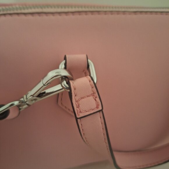 GUESS Pink Quilted Handbag with Silver-Tone Hardware - Picture 4 of 11